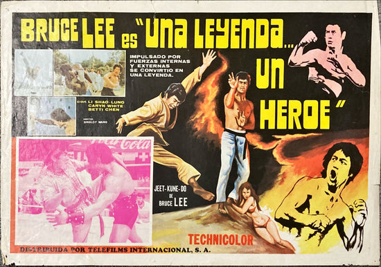 Bruce Lee, Una Leyenda Un Heroe, Mexican Lobby Card