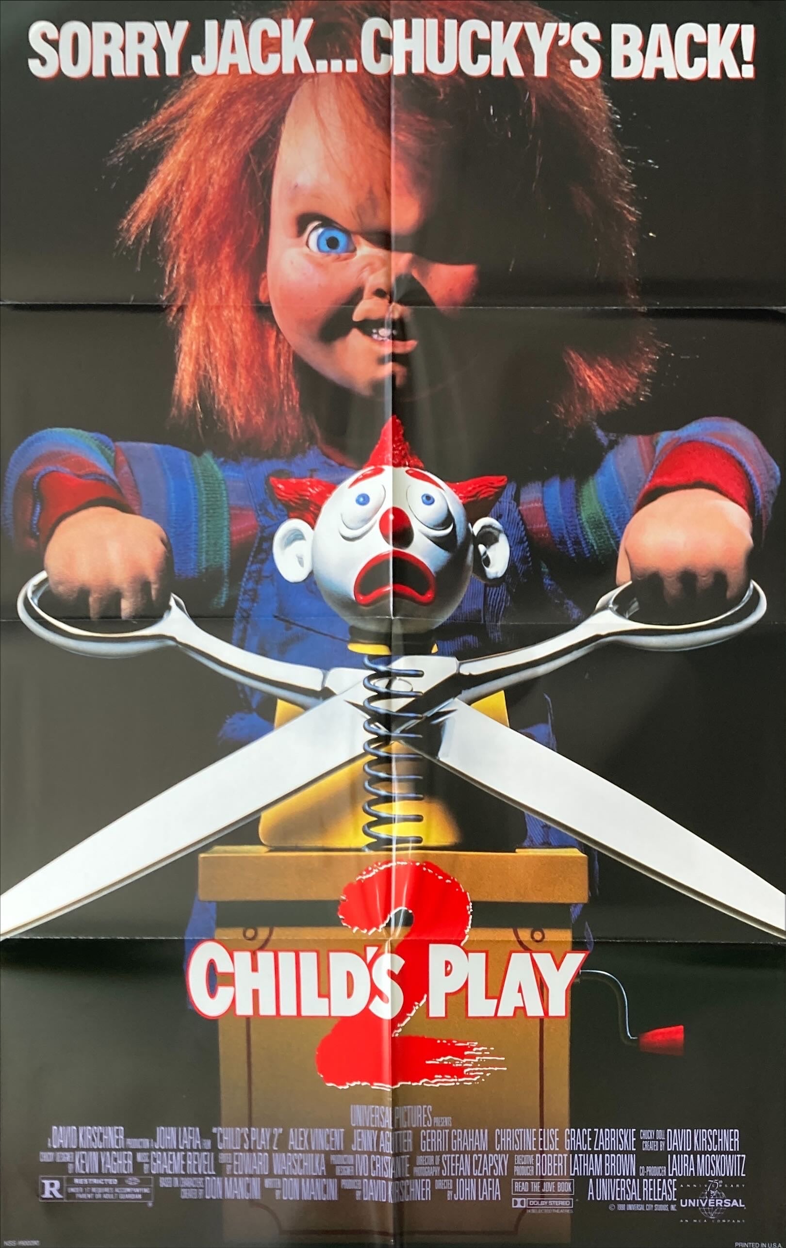 Child's Play 2 (1990) One Sheet Movie Poster