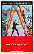 #1361 FOR YOUR EYES ONLY James Bond int'l 1sh 1981 Roger Moore