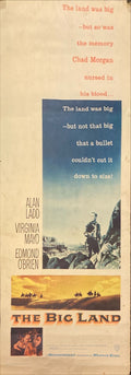 The Big Land (1957) Insert Movie Poster, Alan Ladd