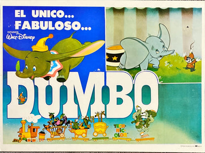 Dumbo (1941) 4x Lobby Cards - MX, R'70, Disney