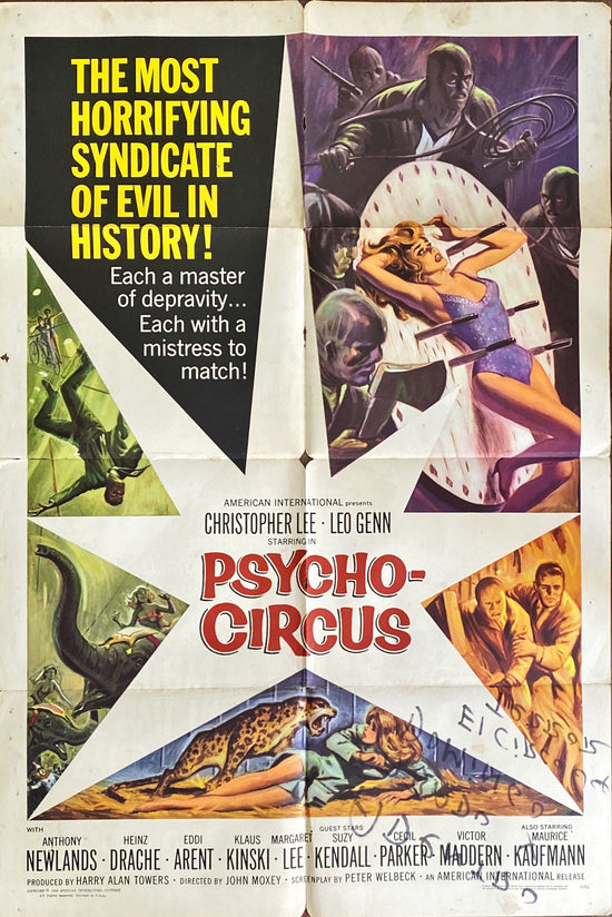 Psycho Circus (1967) One Sheet Movie Poster