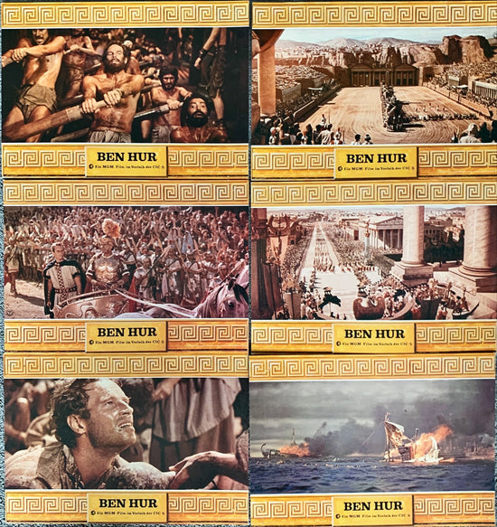 Ben Hur (1960) 6x 8x10 Movie Stills