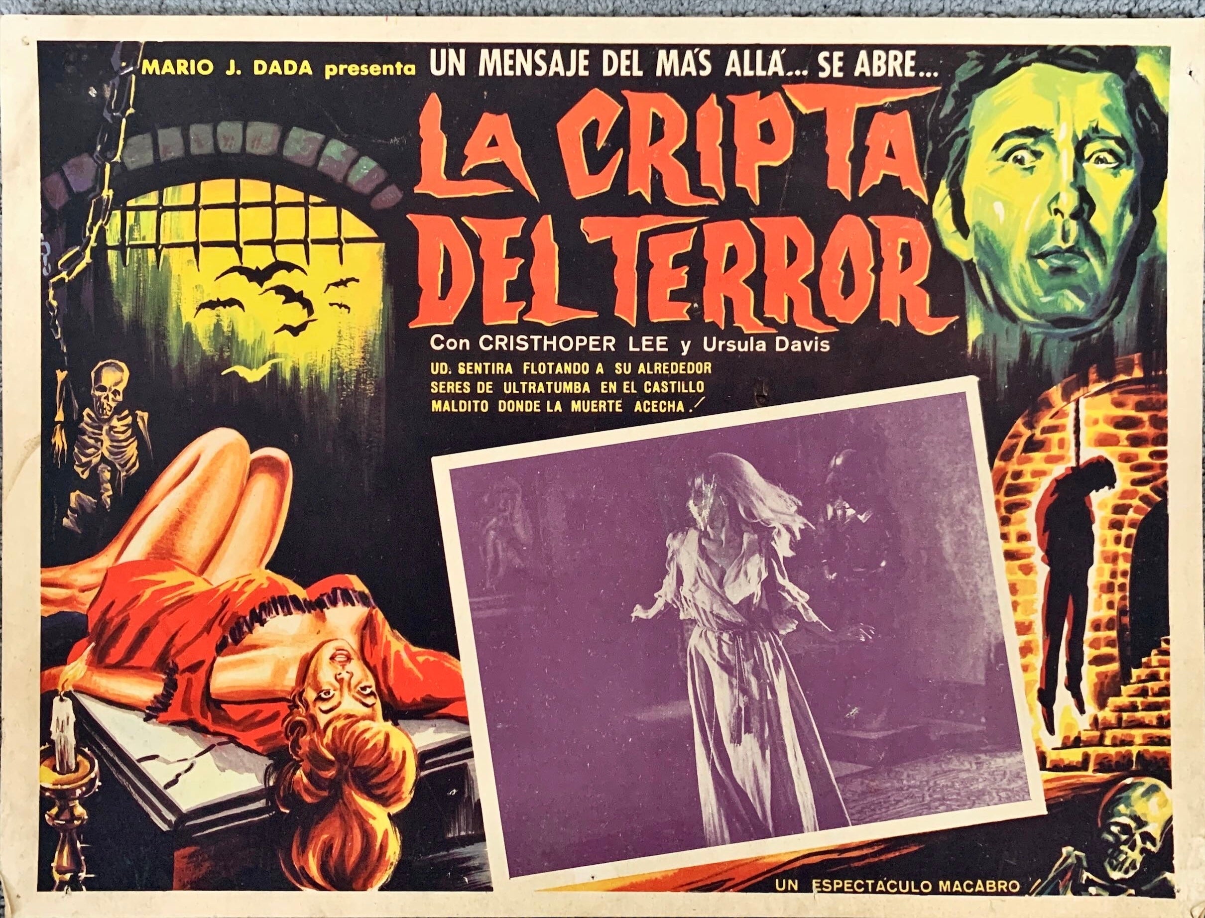 Crypt of the Vampire (1964) 2x Lobby Cards - MX