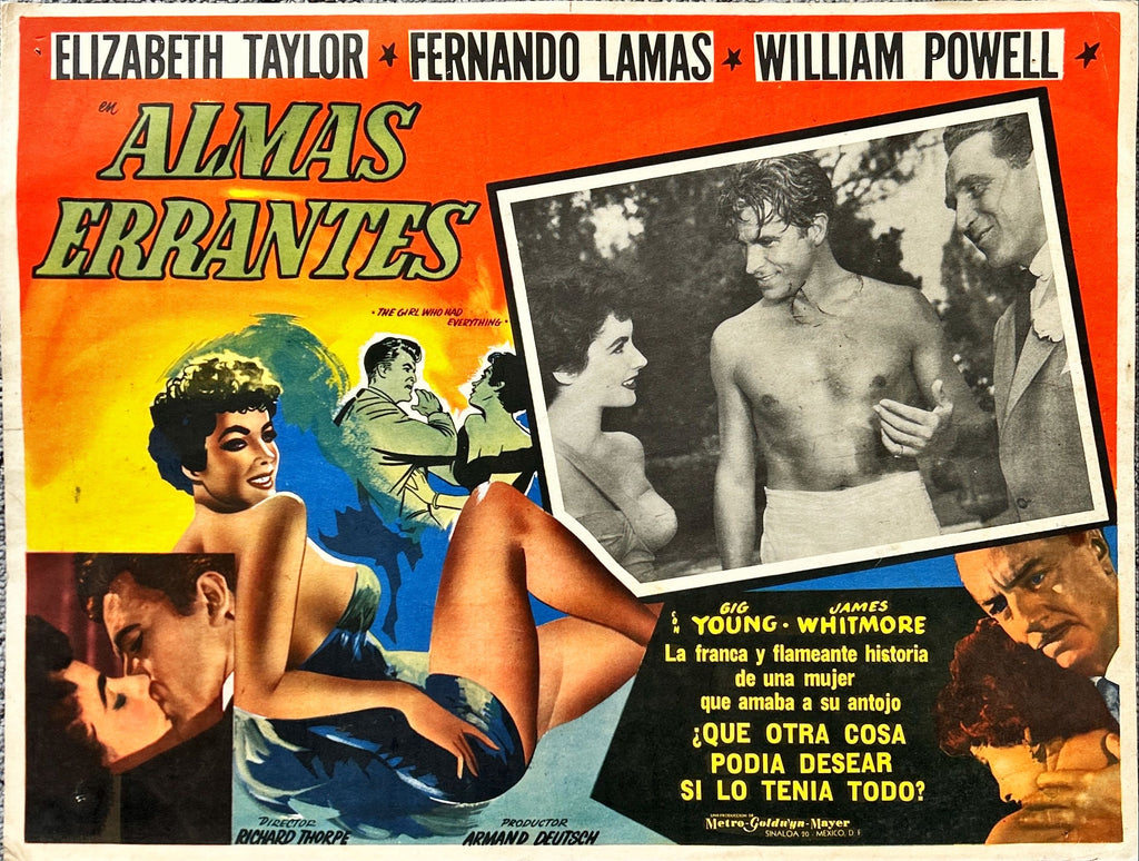 Sex Symbol Bundle”Mexican Lobby Cards with Marilyn Monroe, Elizabeth Taylor, Audrey Hepburn