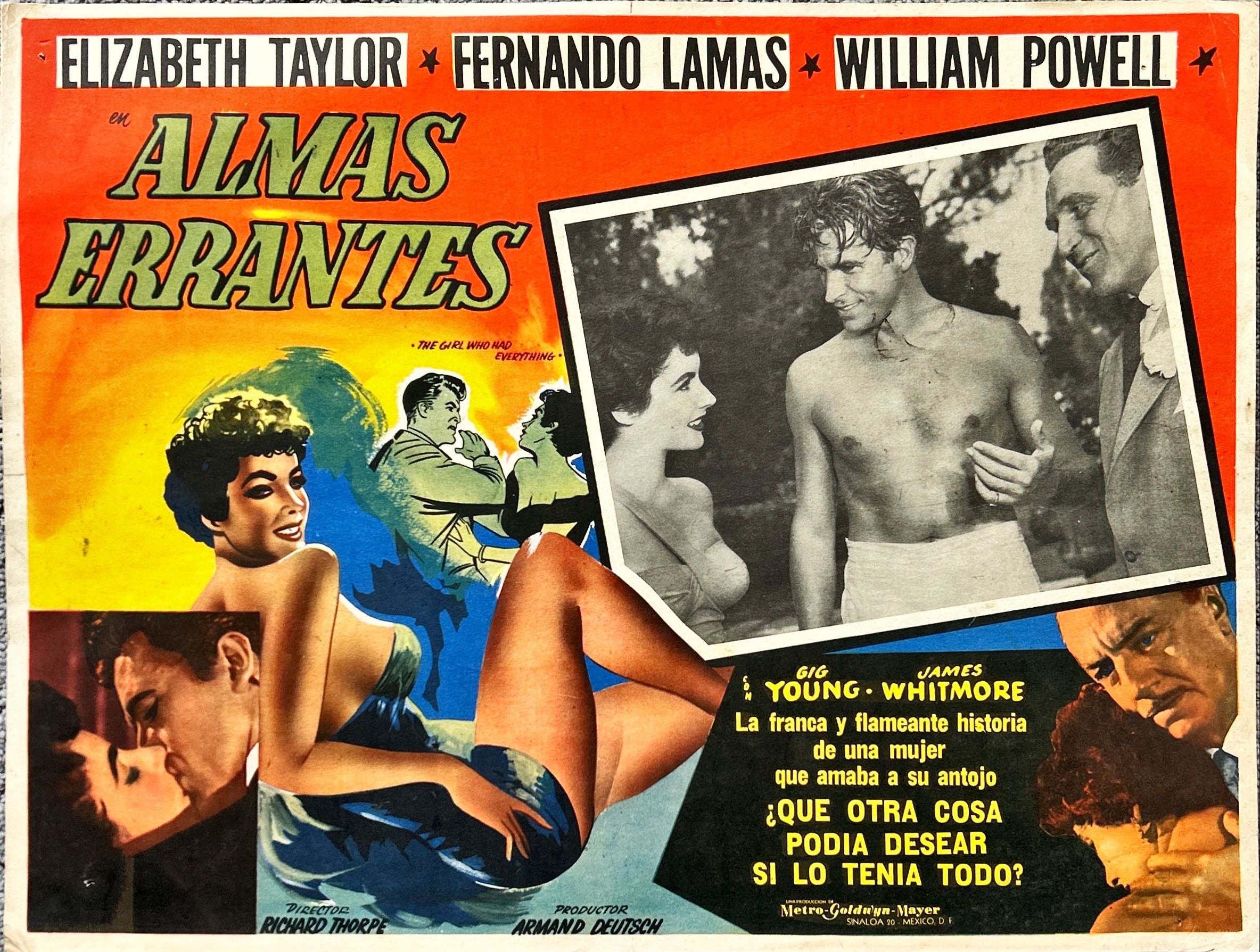 Sex Symbol Bundle”Mexican Lobby Cards with Marilyn Monroe, Elizabeth Taylor, Audrey Hepburn