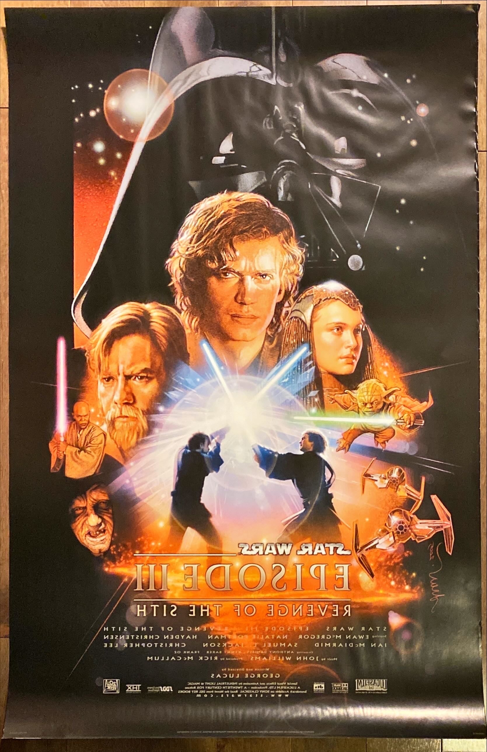 Star Wars: Revenge of the Sith (2005) Original Movie Poster - DS