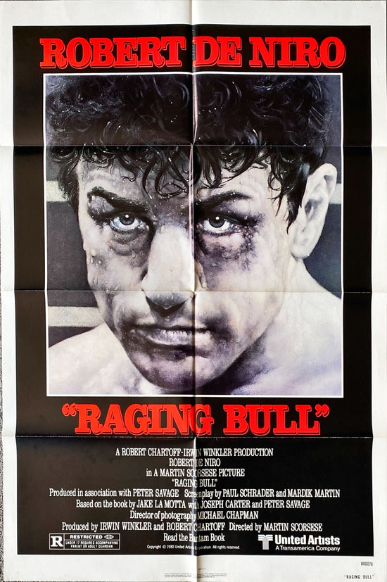 Raging Bull (1980) One Sheet Movie Poster - Scorsese, DeNiro