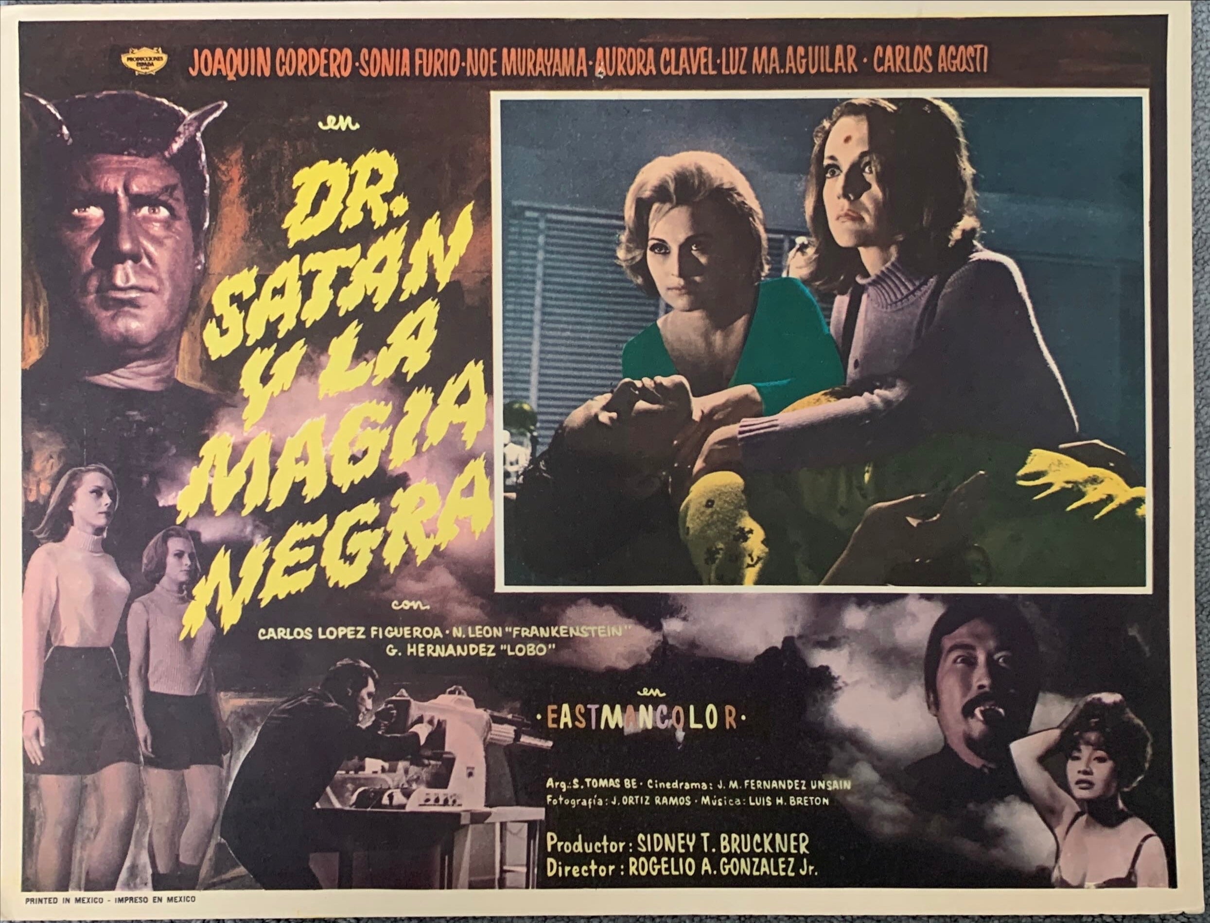 Dr. Satan y la magia negra Mexican Lobby Card