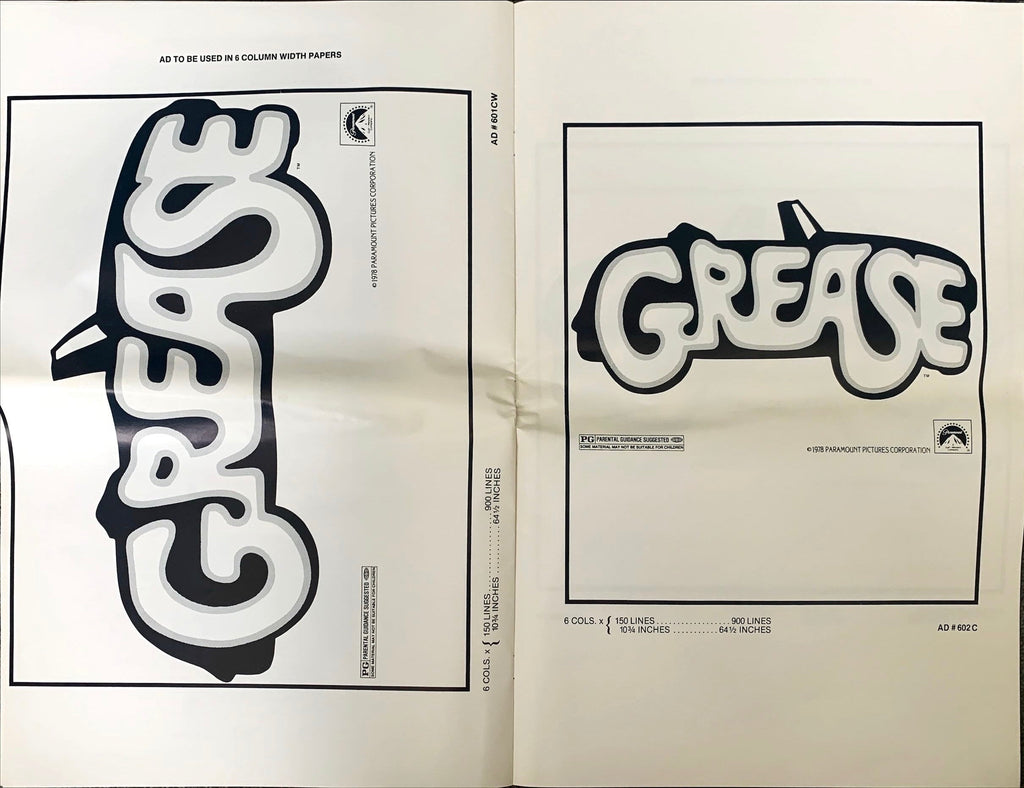 Grease (1987), Pressbook, John Travolta
