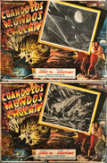 When Worlds Collide Original Mexican Lobby Cards x2