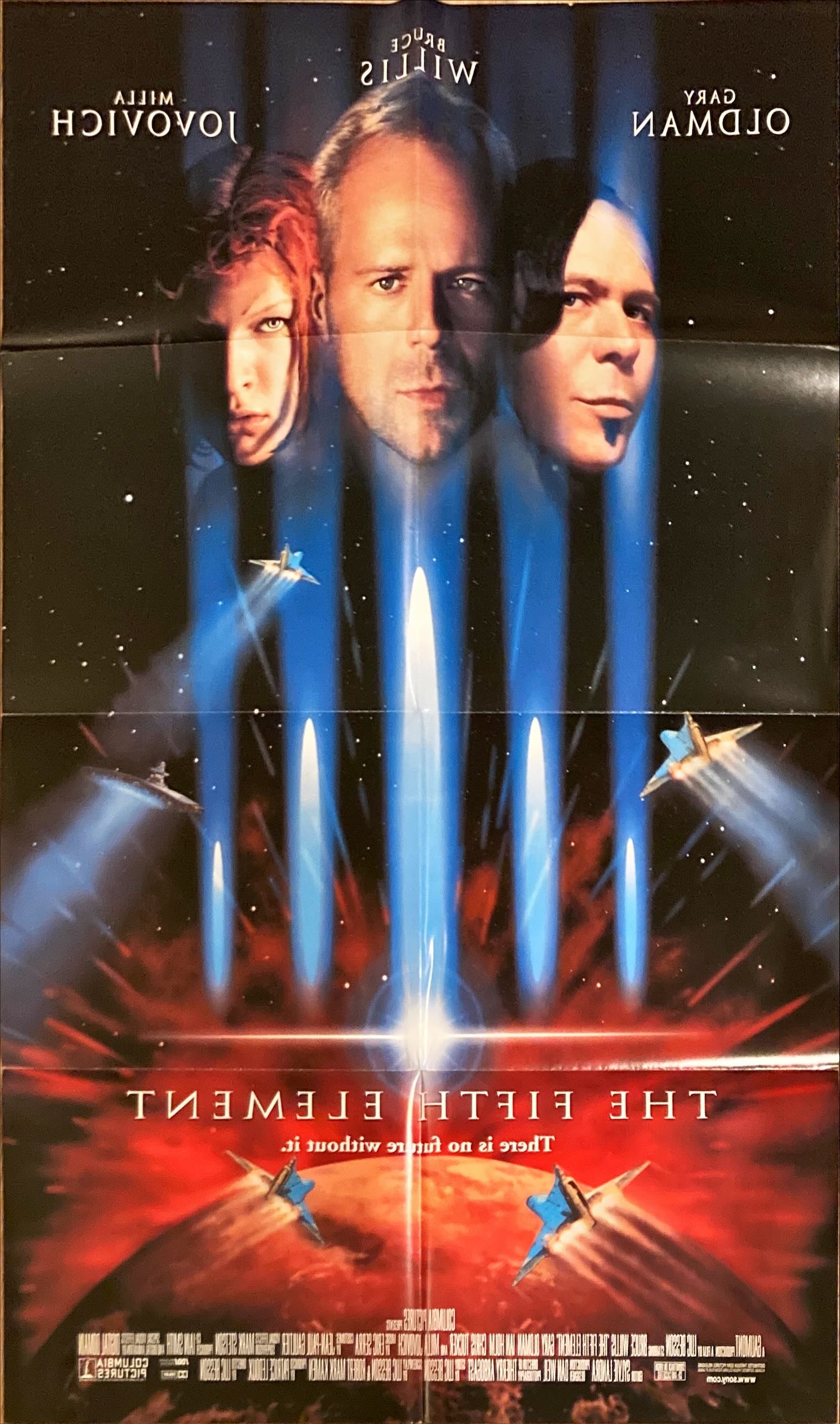 The Fifth Element (1997) One Sheet Movie Poster - DS, Bruce Willis