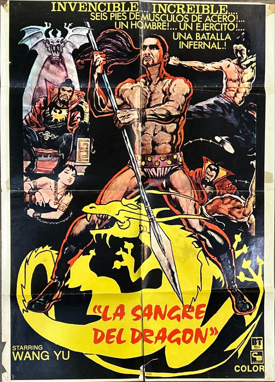 Blood of the Dragon (1973) Original Mexican Poster