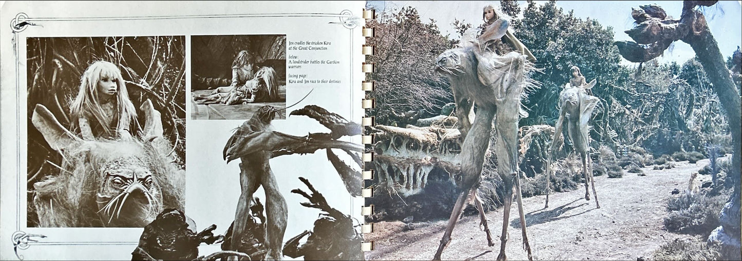 DARK CRYSTAL spiral-bound promo book 1982 Jim Henson & Frank Oz, rare