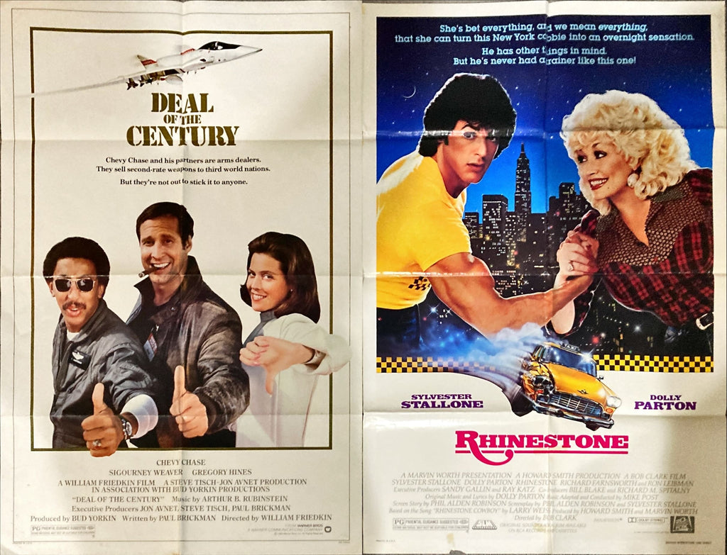 1980's Comedy/Sci-Fi Movie Poster Bundle Set (10 Original Movie Posters)