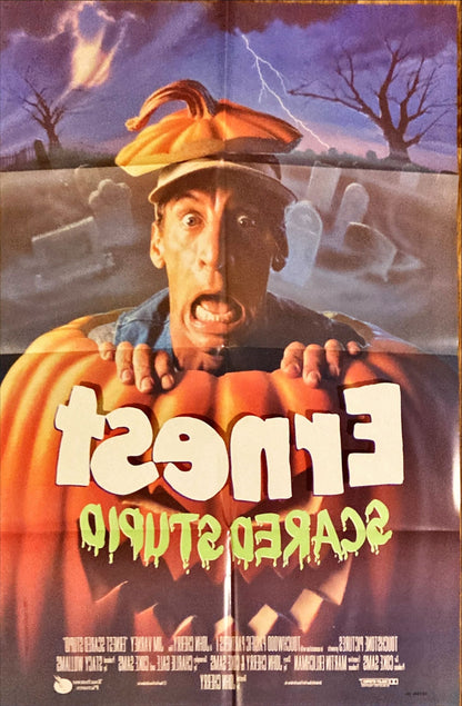 Ernest Scared Stupid,  int'l DS 1sh '91 Alvin art