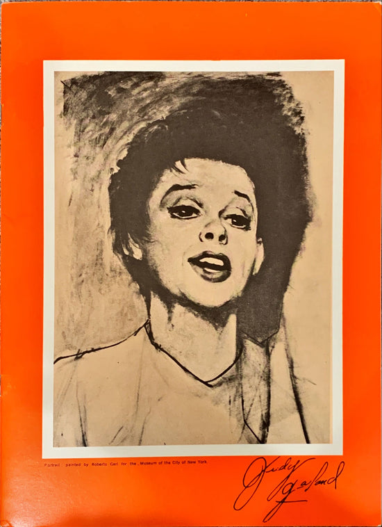 The Story of Judy Garland, stage play souvenir program book 1960s