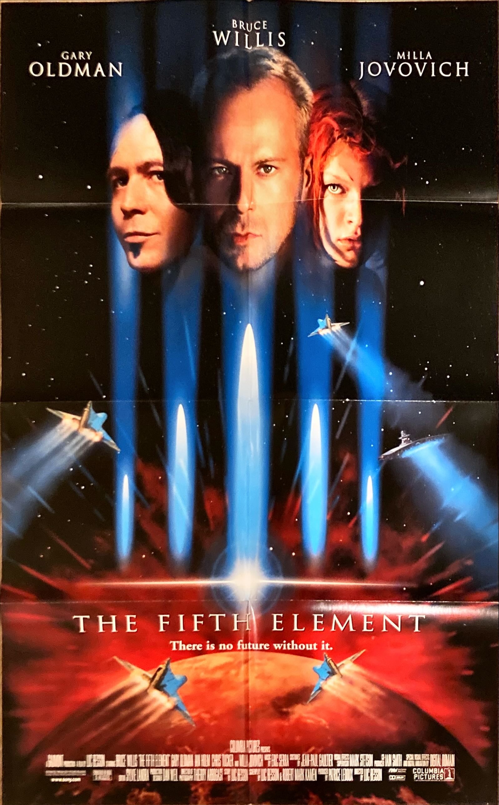 The Fifth Element (1997) One Sheet Movie Poster - DS, Bruce Willis
