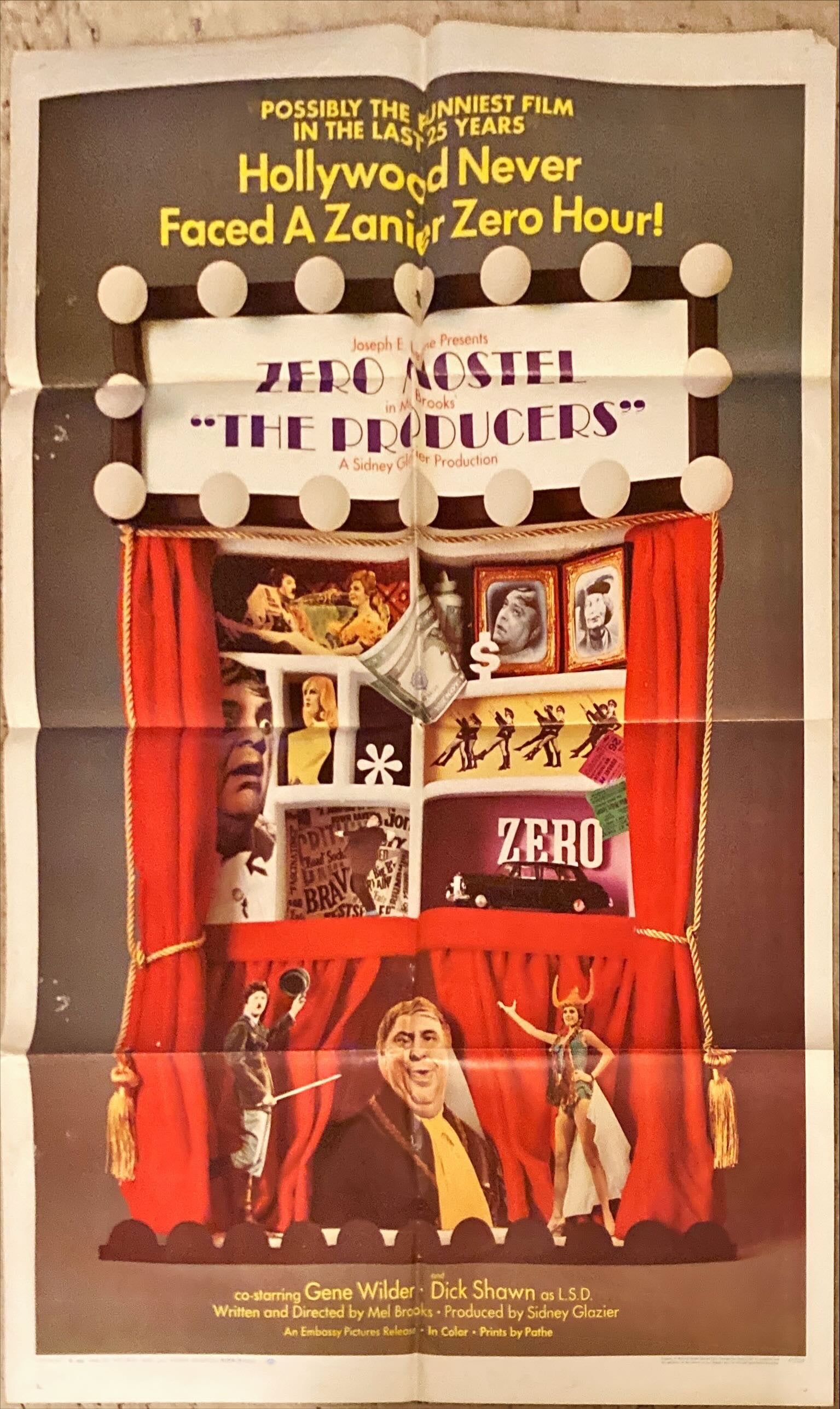 #2003 PRODUCERS 1sh 1967 Mel Brooks, Zero Mostel & Gene Wilder