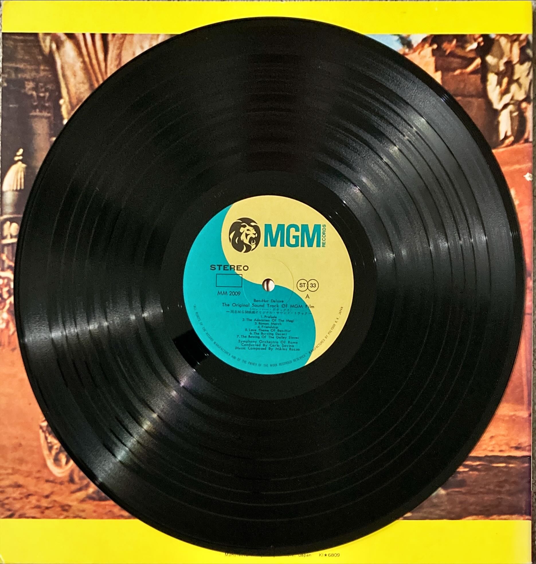 Ben Hur - Original Movie Soundtrack Japanese Vinyl