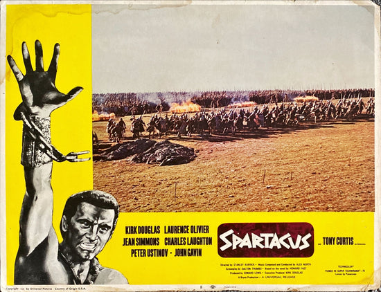 Spartacus (1960) 3x Lobby Cards - R69