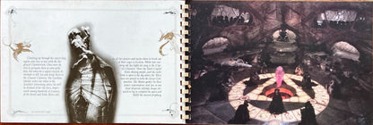 #A-67B DARK CRYSTAL spiral-bound promo book 1982 Jim Henson & Frank Oz, die-cut embossed cover, rare