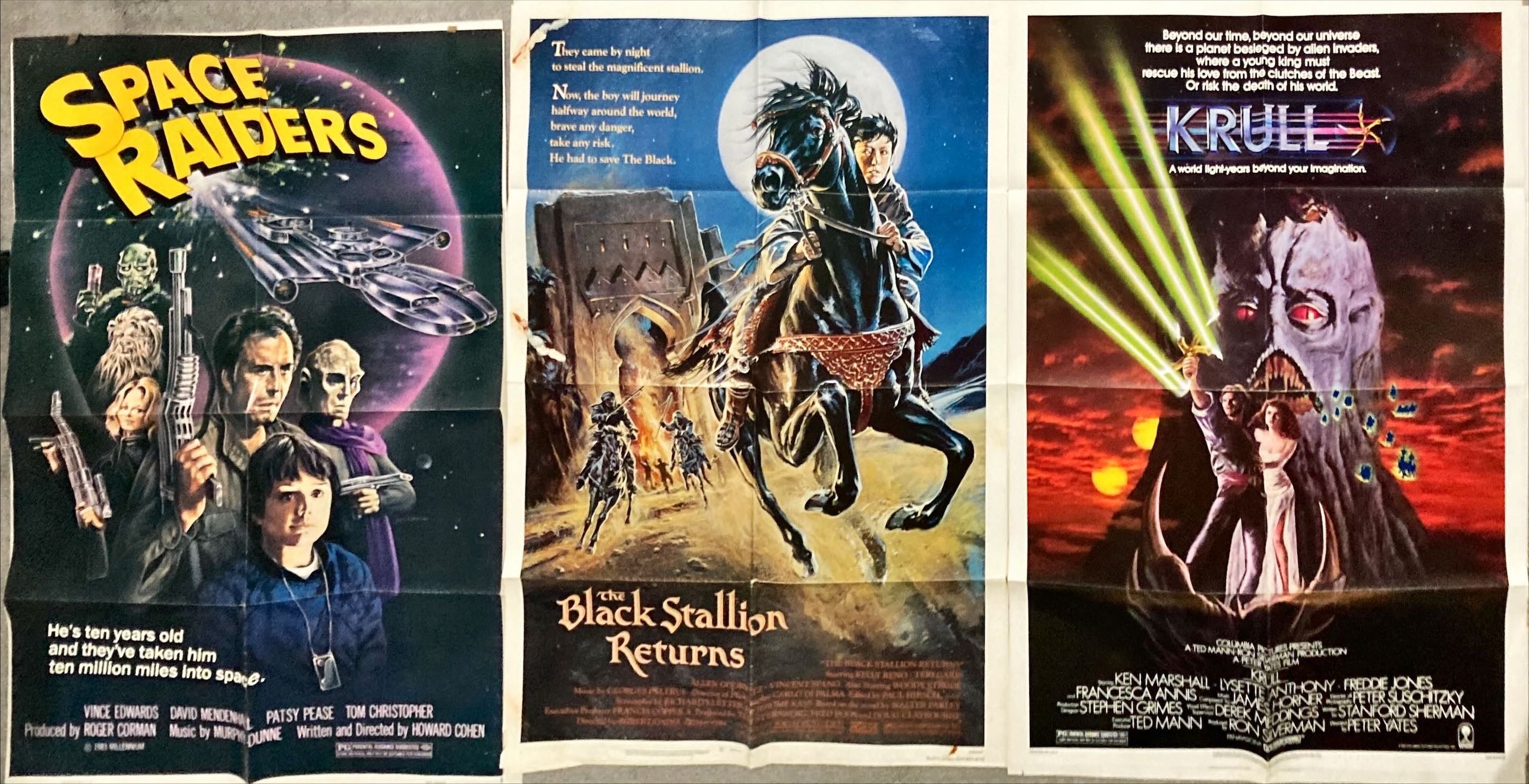1980's Movie Poster Bundle Set (11 Original Movie Posters + 1 Lobby Card)