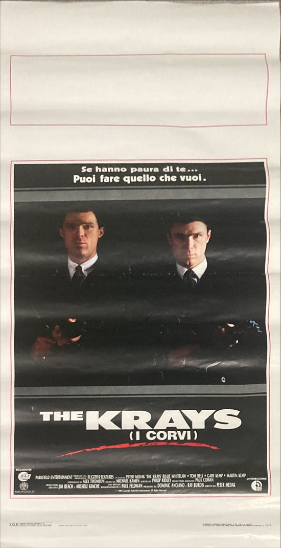 The Krays (1990) Original Italian Locandina Movie Poster