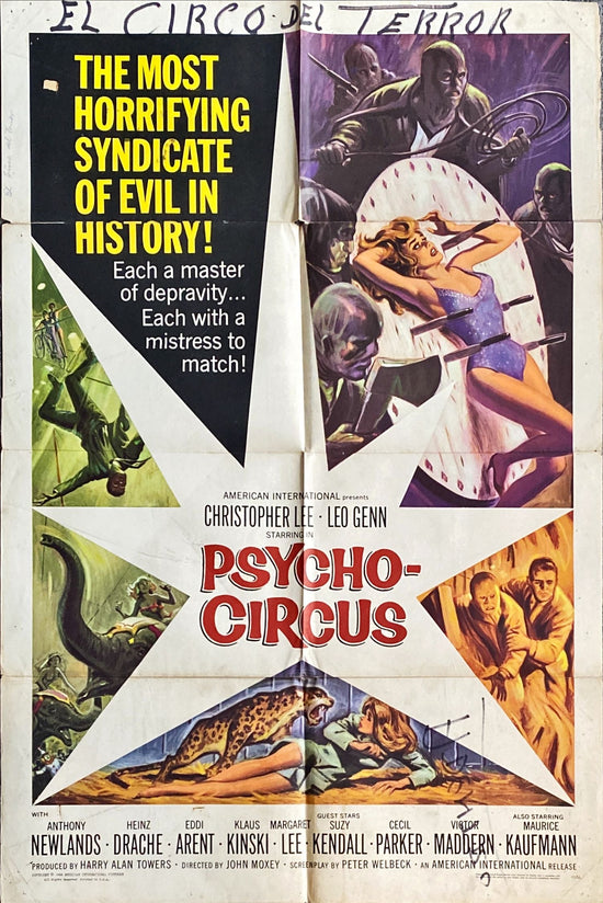 Psycho Circus (1967) One Sheet Movie Poster - Fixer Upper