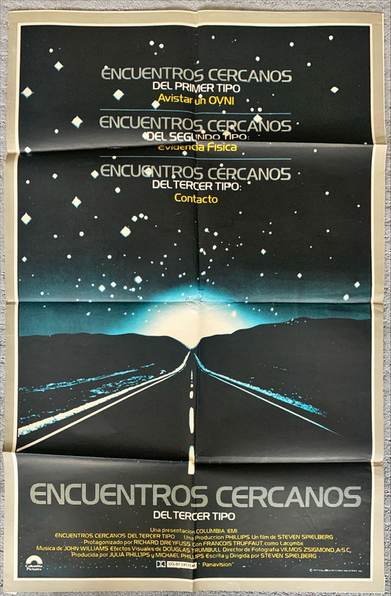 Close Encounters of the Third Kind (1977) One Sheet Movie Poster - ARG