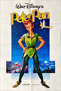 #905 PETER PAN 1sh R1982 Walt Disney