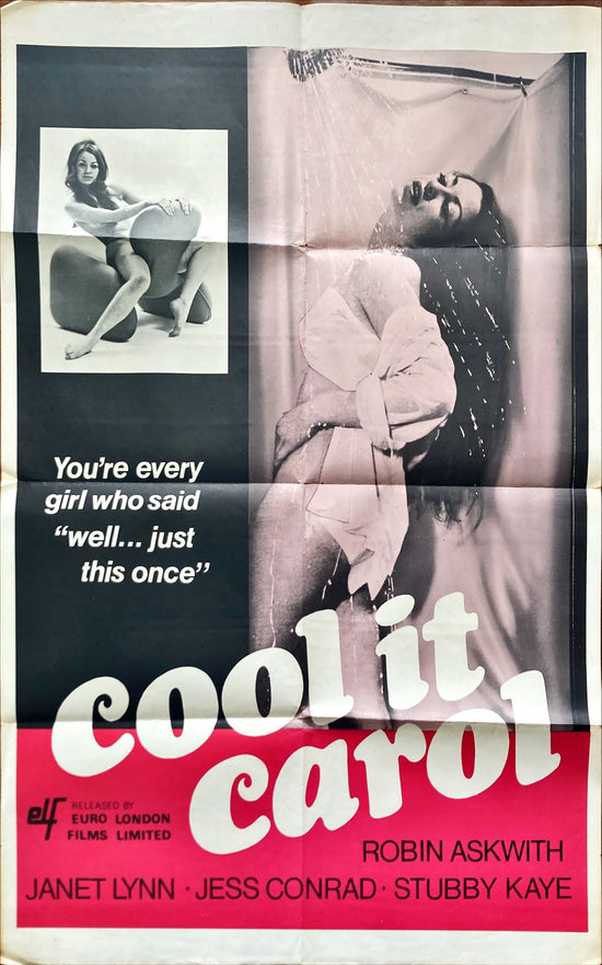 Cool it Carol (1972) Original UK Movie Poster - sexploitation comedy