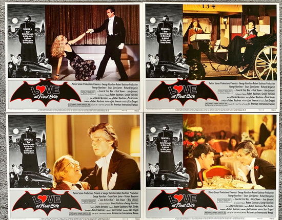 Love at first bite, 6 lobby card set