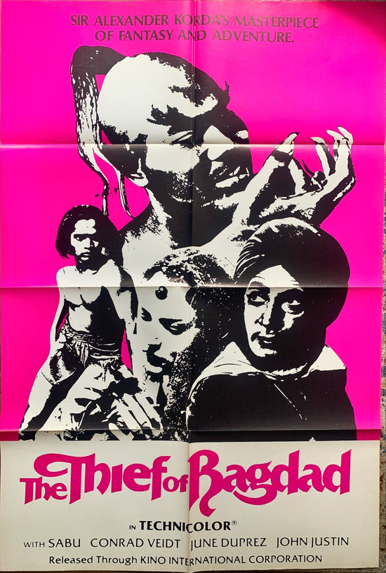 Thief of Bagdad () One Sheet Movie Poster - R78, Veidt