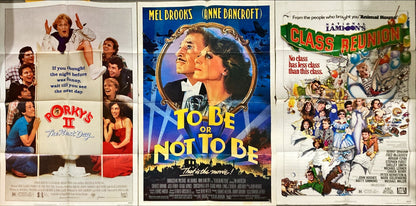 1980's Comedy/Sci-Fi Movie Poster Bundle Set (10 Original Movie Posters)