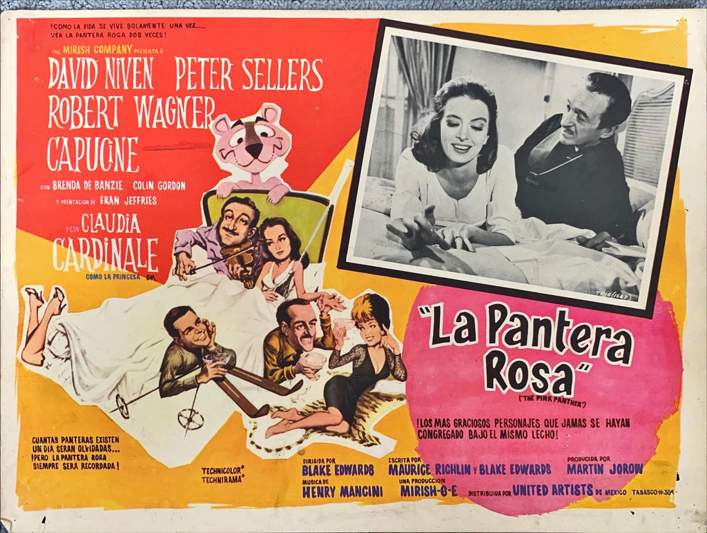 The Pink Panther (1963) 4x Lobby Cards - MX
