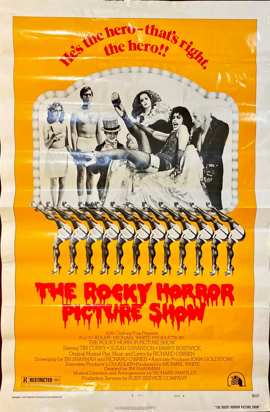 Rocky Horror Picture Show (1975) One Sheet Movie Poster - Style B