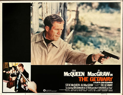 The Getaway (1972) 4x Lobby Cards - R'80,Steve McQueen