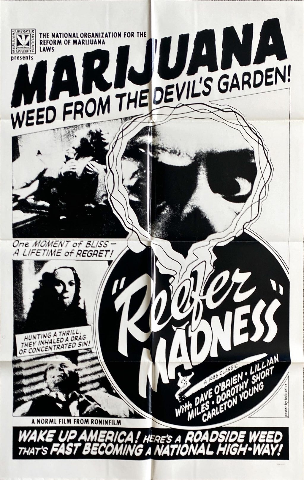 Reefer Madness (1936) One Sheet Movie Poster - R70's