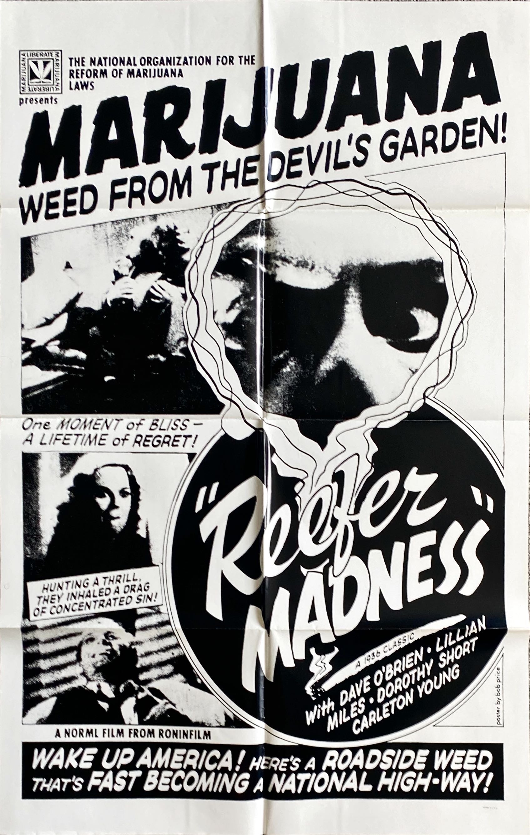 Reefer Madness (1936) One Sheet Movie Poster - R70's