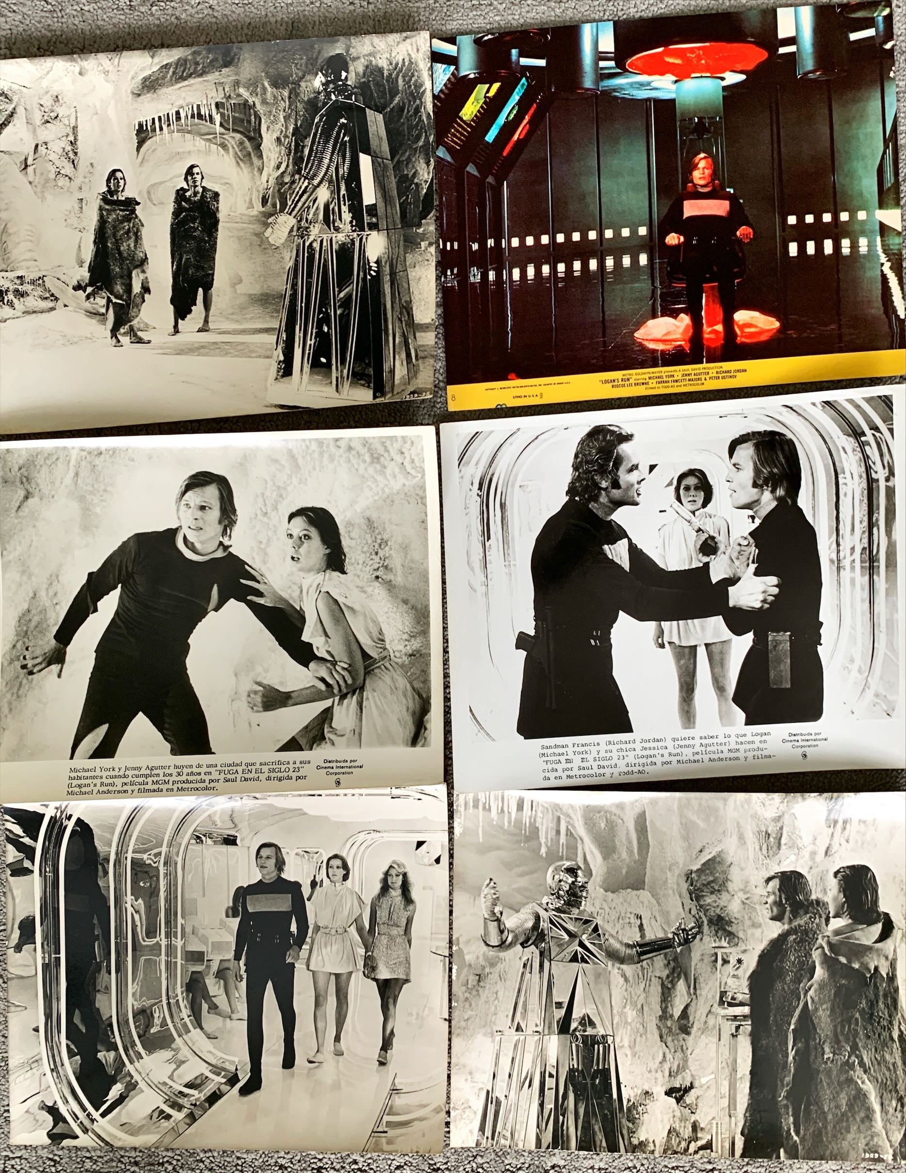 Logan's Run (1976) 8x10 Movie Stills x12