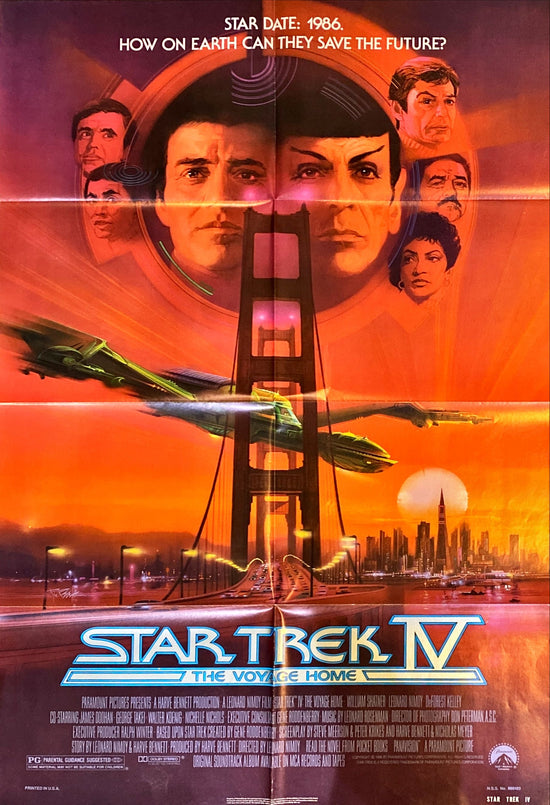 Star Trek IV (1986) One Sheet Movie Poster