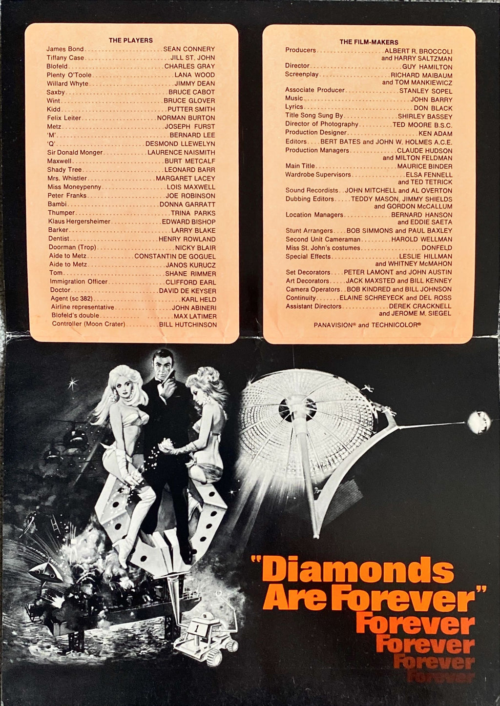 Diamonds Are Forever (1971) Pressbook - Bundle