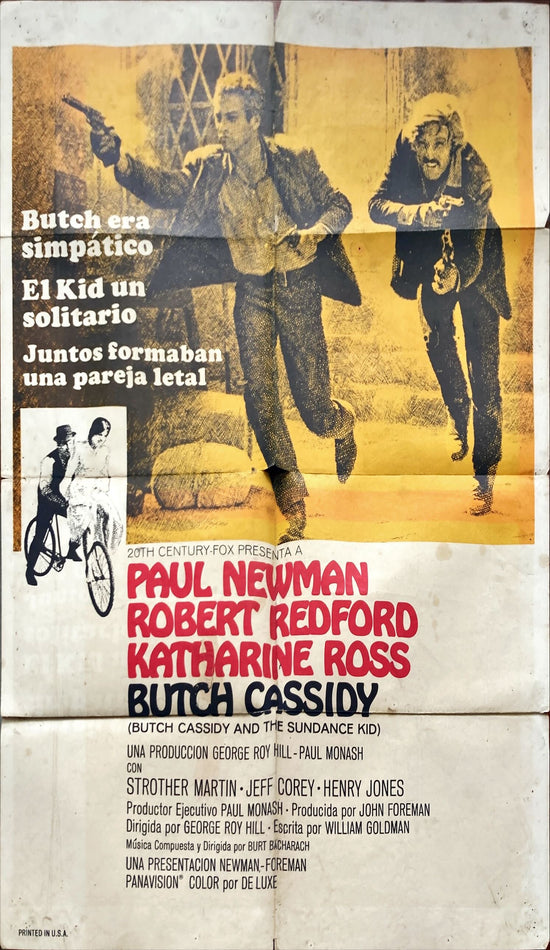 Butch Cassidy and the Sundance Kid (1969) One Sheet Movie Poster - ARG