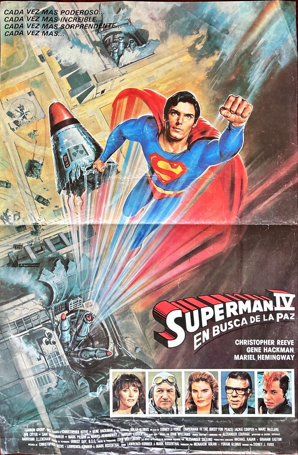 Superman II-III-IV Mexican Lobby Card-Mini Poster bundle