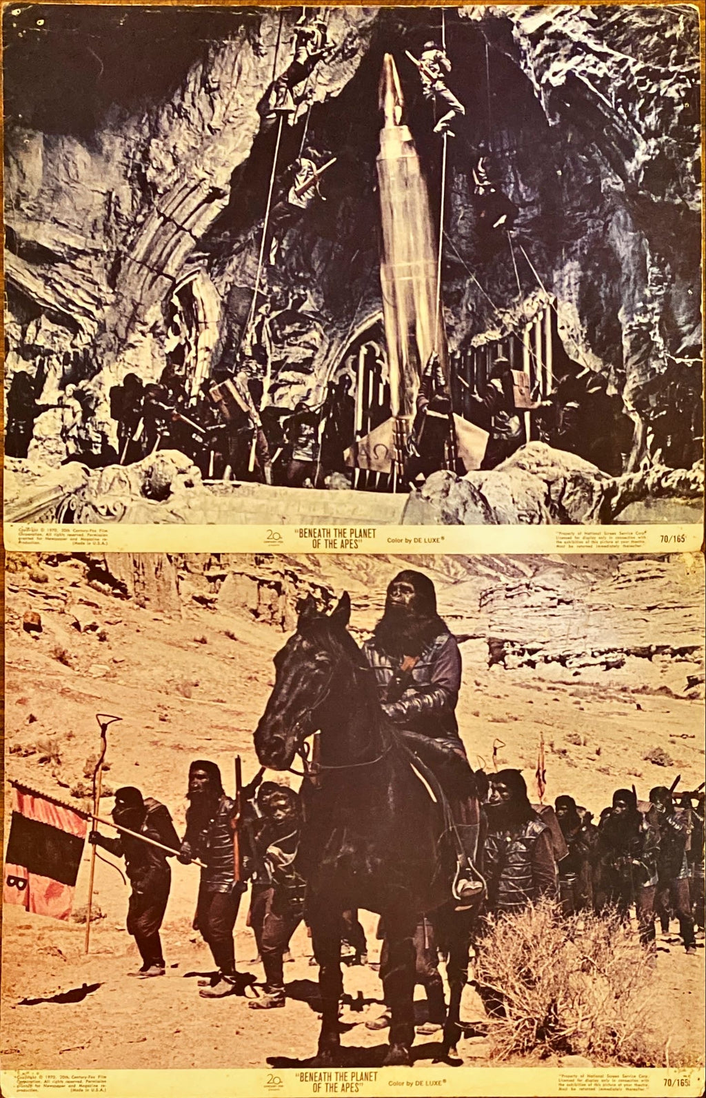 #988 BENEATH THE PLANET OF THE APES 8 Lobby Cards 1970 - PosterCollectors.xyz