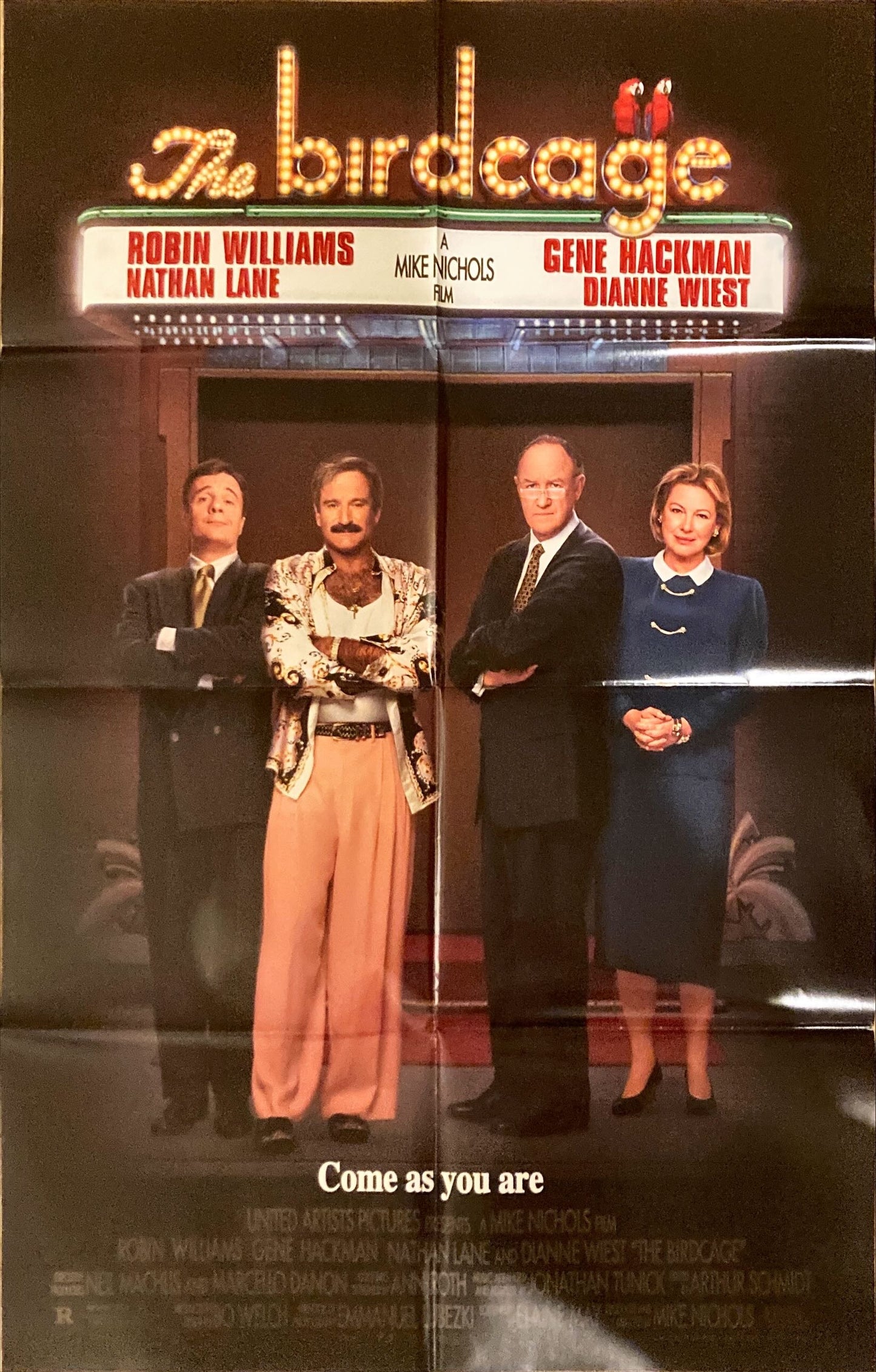 #2147 BIRDCAGE 1sh 1996 Robin Williams & Nathan Lane