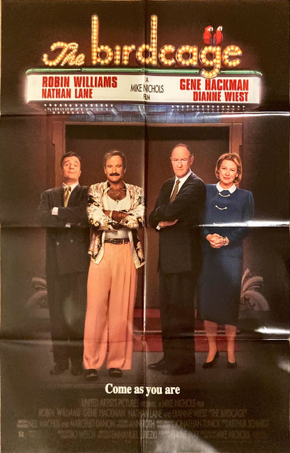 #2147 BIRDCAGE 1sh 1996 Robin Williams & Nathan Lane