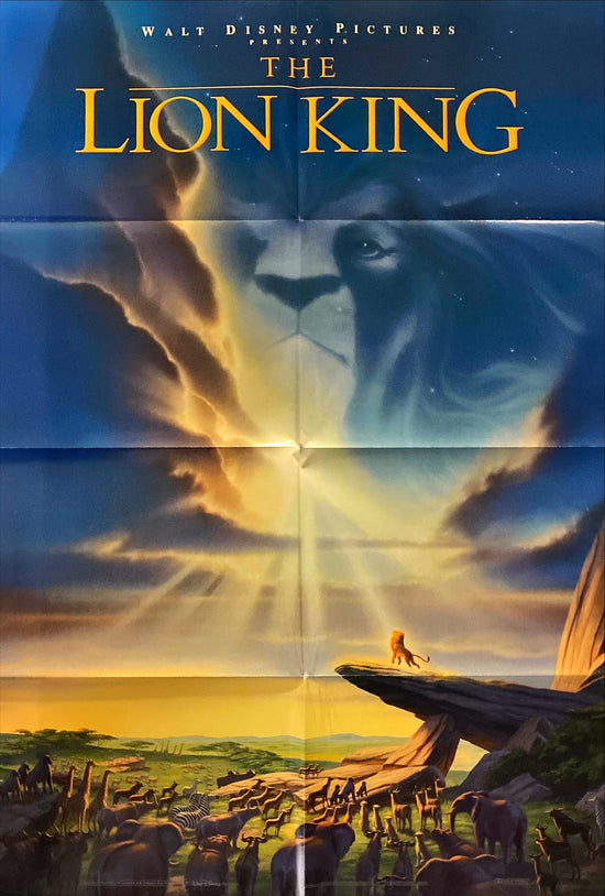 Lion King  (1994) One Sheet Movie Poster - Disney, John Alvin