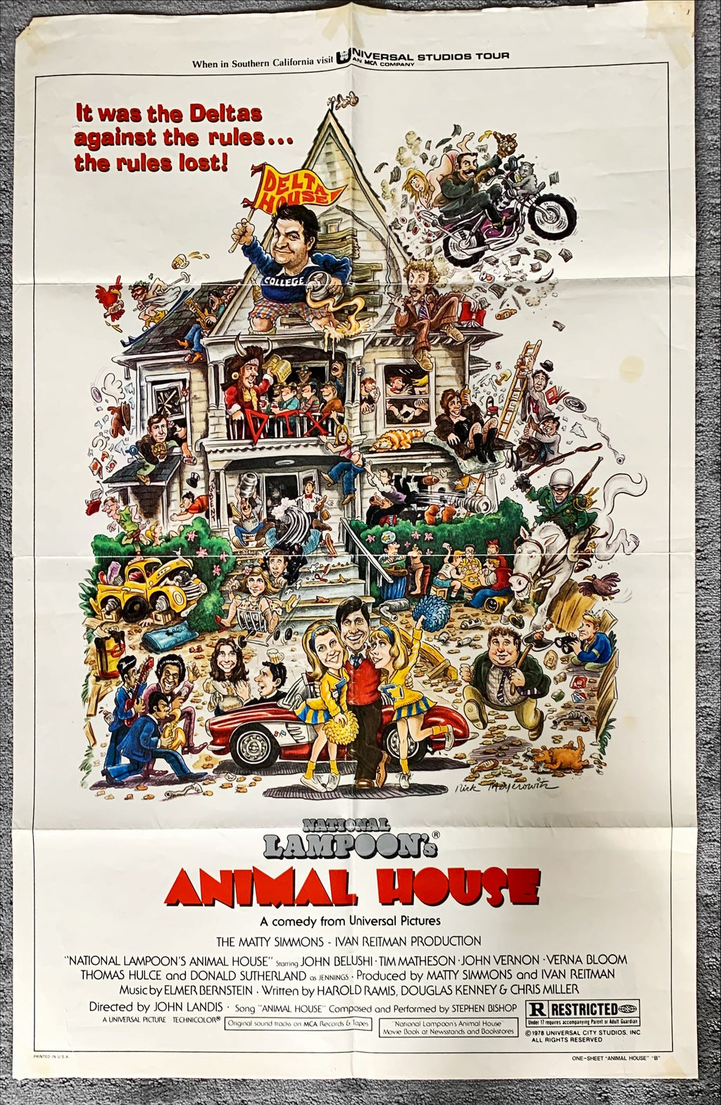 (497) Animal House original movie poster